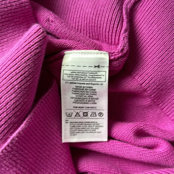 Adidas Pullover Sweatshirt sz Large in Magenta dark - Picture 6 of 7
